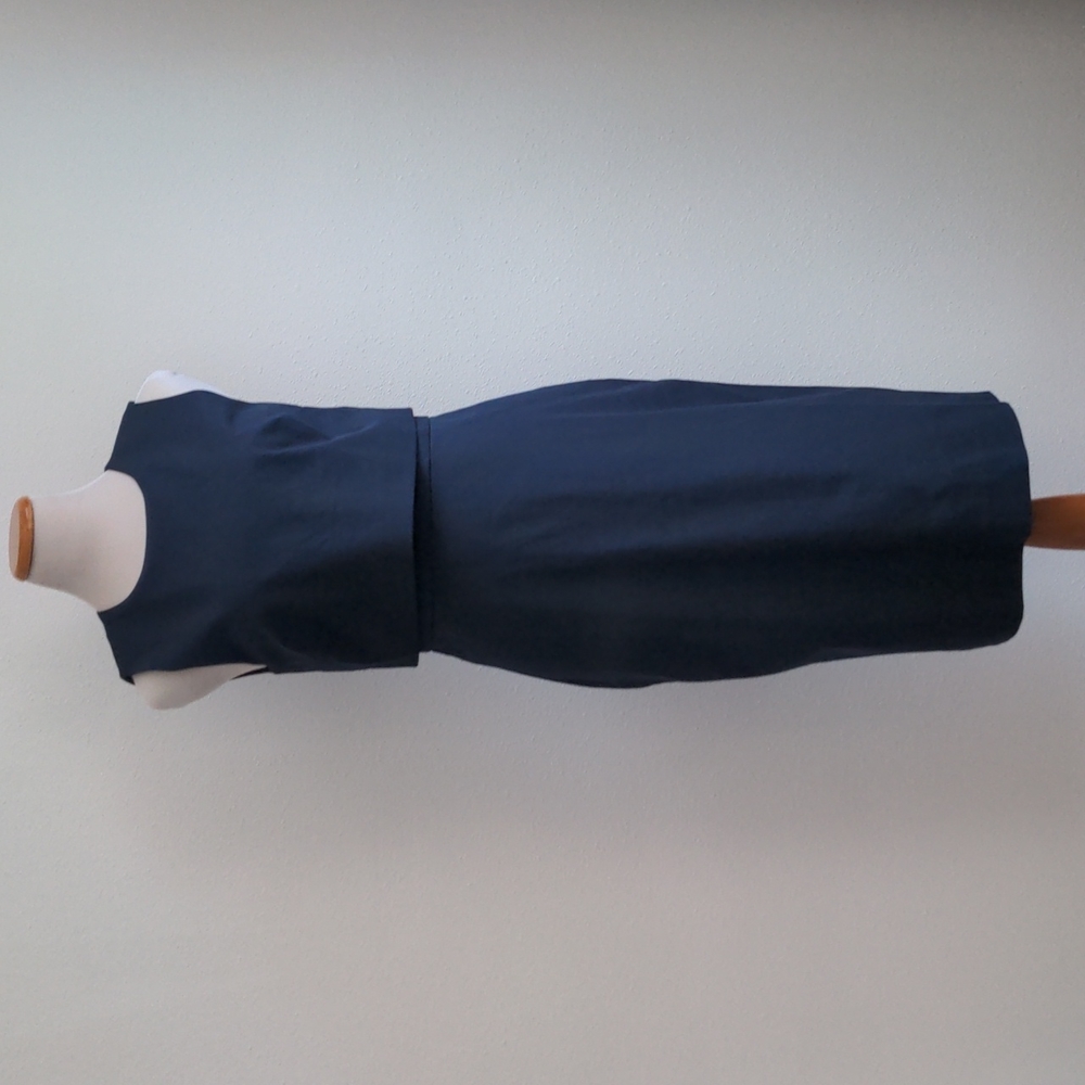 J Crew Navy Blue Sheath Dress